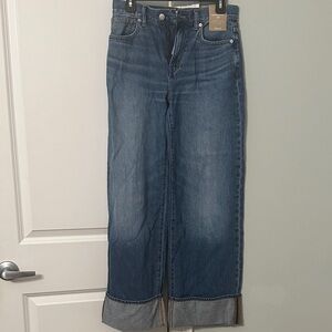 Madewell superwide leg jeans in fannin wash Women's Blue Jeans